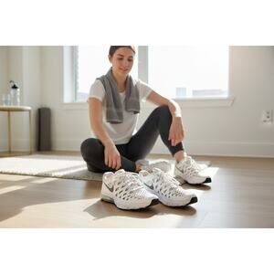 Nike Air Max Fusion 2 Womens Running Shoes Size 8.5 White